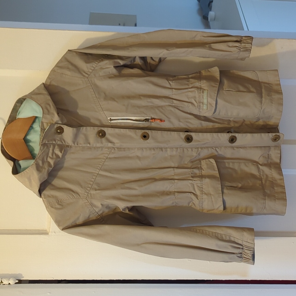 Quechua Light Blue and Tan Jacket